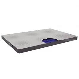 Approx - Soporte Refrigerante para Portátiles APPNBC05W con 2 Ventiladores, 3 LEDs, 2 Puertos USB, Silencioso, Hasta 15.4 Pulgadas, Color Blanco